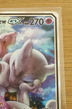 Mewtwo and Mew GX Tag Team Full Art Textured Promo Card SM191 - Image 3