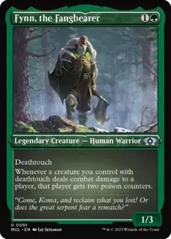 Fynn, the Fangbearer (Foil Etched) -Foil Near Mint MTG - Image 1