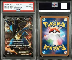 PSA10 2014 POKEMON FA/LUCARIO EX  RISING  FIST - 1ST EDITION  # 099  JAPANESE - Image 1