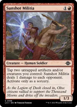 Sunshot Militia - Near Mint MTG The Lost Caverns of Ixalan - Image 1