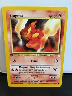 Slugma 53/64 Pokemon Neo Revelation 1st Edition Common - Image 1