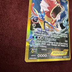 2016 Pokemon Gyarados EX (Secret) 123/122 Breakpoint Holo Card  - Image 2