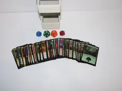 GAMEGENIC Watchtower Deck Box w/45 MTG cards 4 MTG Dice Mythics, Rares, Foil lot - Image 2