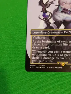 Mtg Magic Borderless Y'shtola, Night's Blessed 207 - Final Fantasy - Image 3