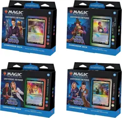 MtG Doctor Who Set of 4 Commander Decks Magic the Gathering New Sealed! - Image 1