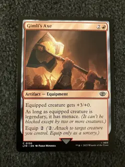 Magic The Gathering MTG - Gimli's Axe - UB LTR - Image 1