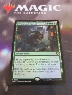 Mtg. Unnatural Growth. Foil. Innistrad Remastered. Pack Fresh  - Image 1