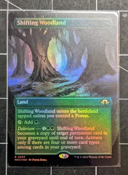 Shifting Woodland - Borderless Foil - Modern Horizons 3 - Magic - MTG - Image 1