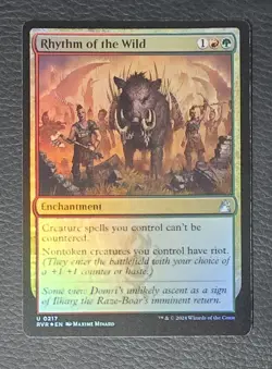 Rhythm of the Wild Ravnica Remastered Foil LP MTG Magic Card - Image 1