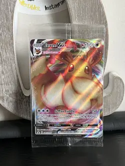 Eevee VMAX SWSH087 - Black Star Promo - Ultra Rare Holo Pokemon Card Sealed - Image 1