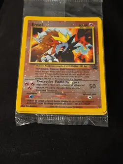 PokÃ©mon TCG Entei Wizards Black Star Promos 34 Holo Promo Sealed Card - Image 2
