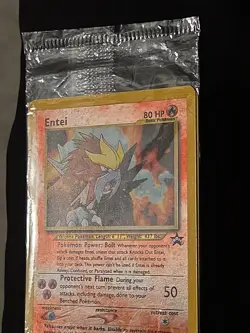 PokÃ©mon TCG Entei Wizards Black Star Promos 34 Holo Promo Sealed Card - Image 3