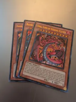 YUGIOH! - URIA, HAMON, RAVIEL SET LC02-EN001 - LC02-EN003 Ultra Rare Limited NM - Image 1