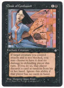 Cloak Of Confusion Ice Age #117 Magic The Gathering 1995 MTG Single - Image 1