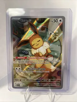 Eevee Prismatic Evolutions Scarlet & Violet Promo Card Holo 173/189 - Image 1