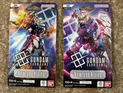 x4 GUNDAM CARD GAME Newtype Rising Booster Blister Packs GD01 English NEW SEALED - Image 4