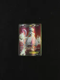 Pokemon XY Breakthrough Mewtwo EX Ultra Rare Full Art #158/162 HP - Image 1