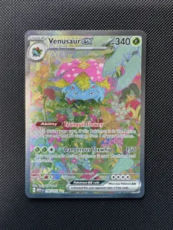 PokÃ©mon TCG SV3.5 Scarlet & Violet 151 Venusaur EX Card 198/165 NM Condition - Image 1