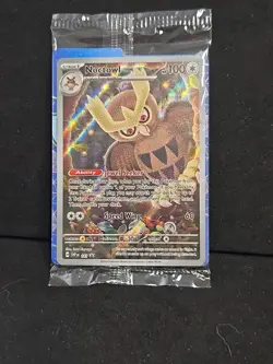 PokÃ©mon TCG Noctowl Promo Holo SVP #141 Sealed w/ Card Dividers - Image 3