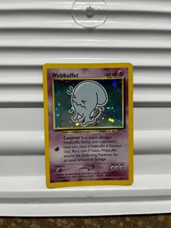 Wobbuffet 16/75 Holo Rare Neo Discovery Pokemon Card WOTC Unlimited TCG NM - Image 1