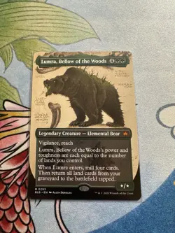Lumra, Bellow of the Woods (Borderless) MTG Bloomburrow Non-Foil (0293) - Image 1