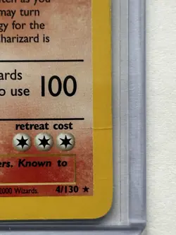 PokÃ©mon TCG Charizard Base Set 2 Holo Unlimited Rare Card 4/130 - Image 3