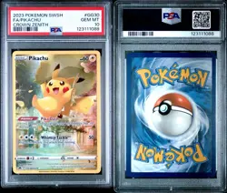 2023 POKEMON CROWN ZENITH FULL ART PIKACHU GG30/GG70 PSA 10 GEM MINT - Image 3