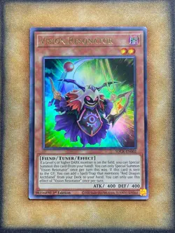 Yugioh Vision Resonator SDCK-EN002 Ultra Rare 1st Ed NM - Image 1