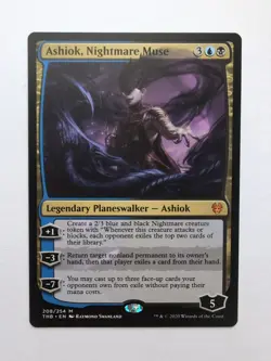 MTG Ashiok, Nightmare Muse (THB) Theros Beyond Death Regular Mythic 208/254 - Image 1