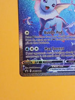 Pokemon Sword & Shield Vaporeon VMAX SWSH 182 Promo Alternative Artwork - Image 11