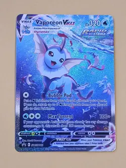 Pokemon Sword & Shield Vaporeon VMAX SWSH 182 Promo Alternative Artwork - Image 2