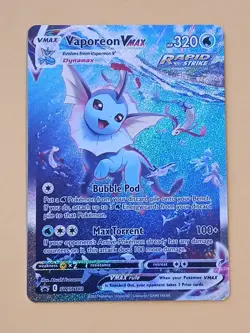 Pokemon Sword & Shield Vaporeon VMAX SWSH 182 Promo Alternative Artwork - Image 3