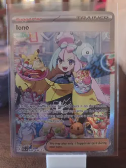 Iono 269/193 Sv02: Paldea Evolved Holo Special Illustration Rare Pokemon TCG   - Image 1