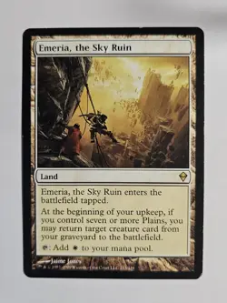 MTG Emeria, the Sky Ruin Zendikar 213 Regular Rare Lp - Image 1