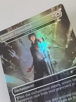 MTG Armiger Unleashed - Forge Anew (Rainbow Foil) Secret Lair Final Fantasy 7002 - Image 2