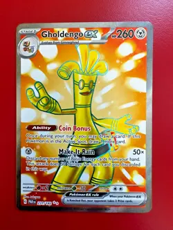 Pokemon TCG Gholdengo EX 231/182SV04: Paradox Rift Holo Ultra Rare NM or better - Image 1