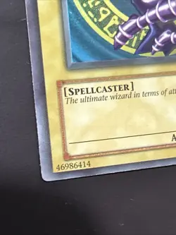 Yu-Gi-Oh Dark Magician Spellcaster Gold Foil Card SDY-006 Yugioh original 1996 - Image 4
