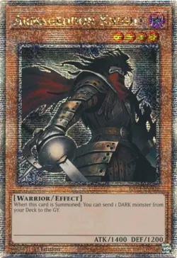 Yugioh! LP Armageddon Knight - RA03-EN002 - Quarter Century Secret Rare - 1st Ed - Image 1