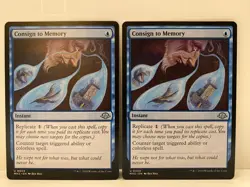 x2 NM Consign to Memory Modern Horizons 3 Regular MTG - Image 1