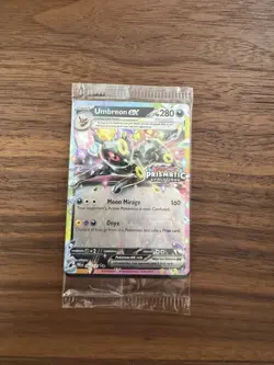 PokÃ©mon TCG Prismatic Evolutions Umbreon EX Stamped Promo Card 060/131  - Image 1