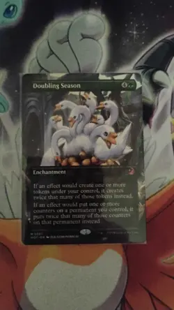 Magic The Gathering MTG - Doubling Season (Anime Borderless) - Eldraine WOT /WOE - Image 1