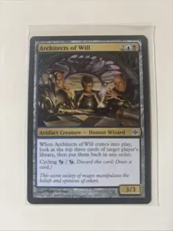 MTG Magic the Gathering Architects of Will (707/1358) The List LP - Image 1