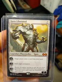 MTG Karn Liberated ULTIMATE MASTERS 2015 004/249 Regular Mythic NON-FOIL NM  - Image 1
