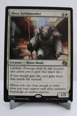 MTG - Rhox Faithmender - Foundations Jumpstart - Regular - R 0245 J25 - Image 1