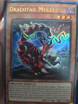 Dracotail Mululu JUSH-EN005 Ultra Rare 1st Ed NM Yugioh  - Image 1