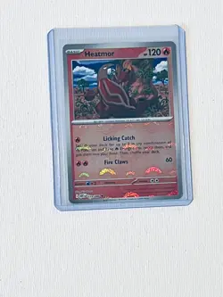 Heatmor Poke Ball #19 Holo Pokemon Sv11W: White Flare Card - Image 1
