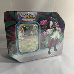 New Pokemon TCG: Paldea Partners Meowscarada EX Tin - 5 Packs Sealed - Image 1