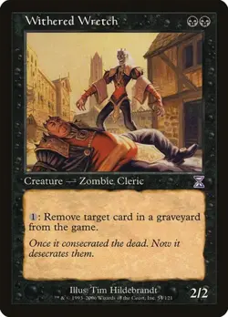 2x Withered Wretch Time Spiral LP MTG - Image 1