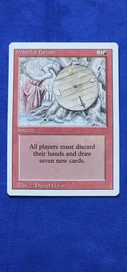 MTG Wheel of Fortune Revised Edition LP Condition - Image 1