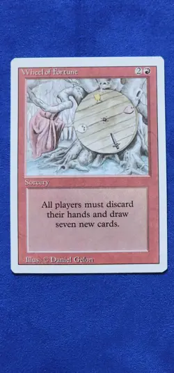 MTG Wheel of Fortune Revised Edition LP Condition - Image 1